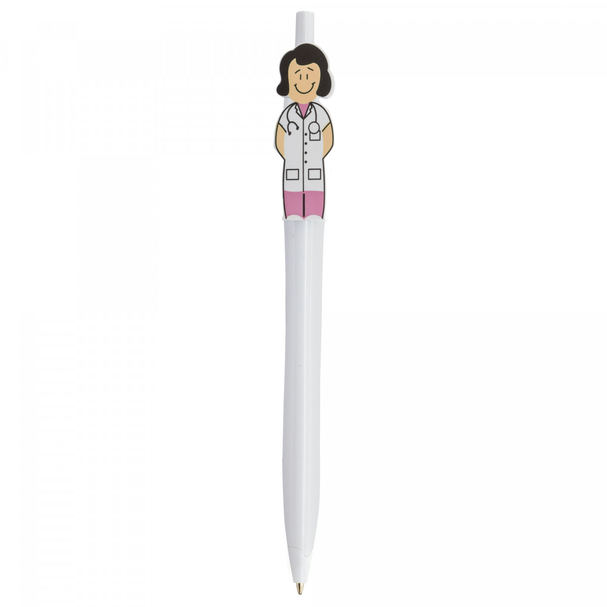 Stylo avec figure de Docteure Médicale à offrir