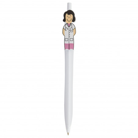 Stylo avec figure de Docteure Médicale à offrir