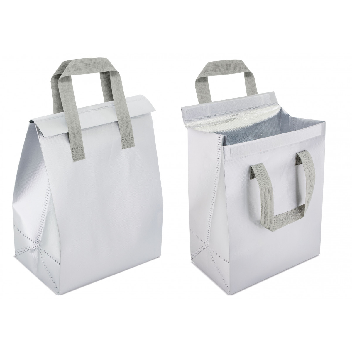 Sac isotherme argenté