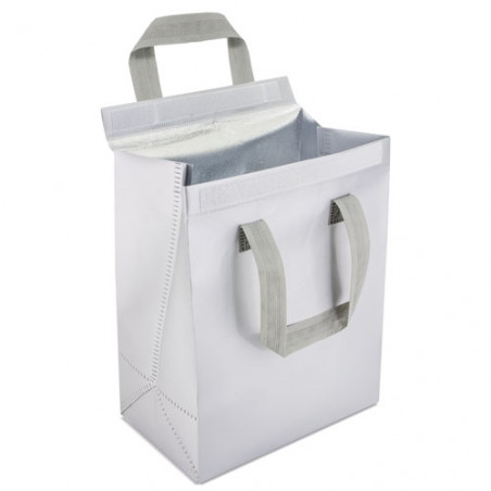 Sac isotherme argenté