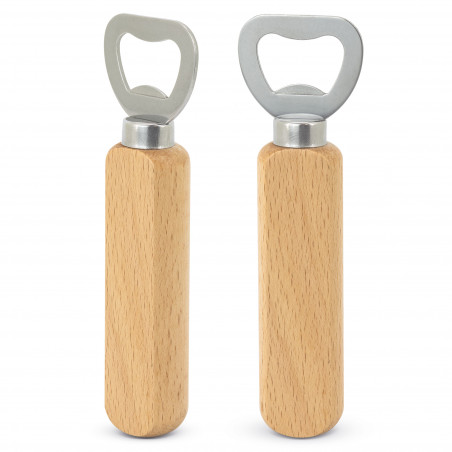 Ouvre bouteille avec support en bois