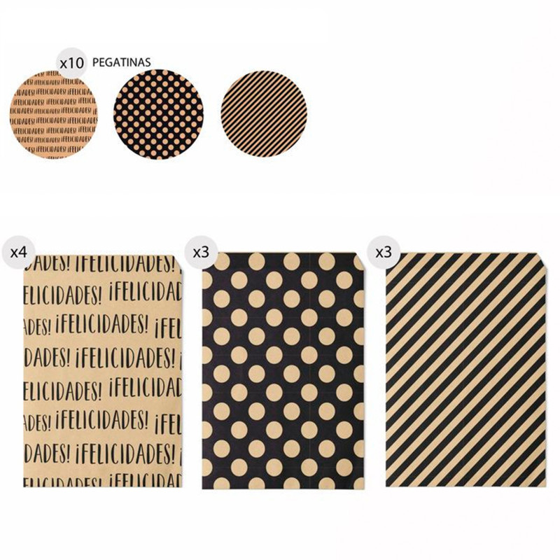 Enveloppes en papier kraft 13 x 16 cm en pack de 10