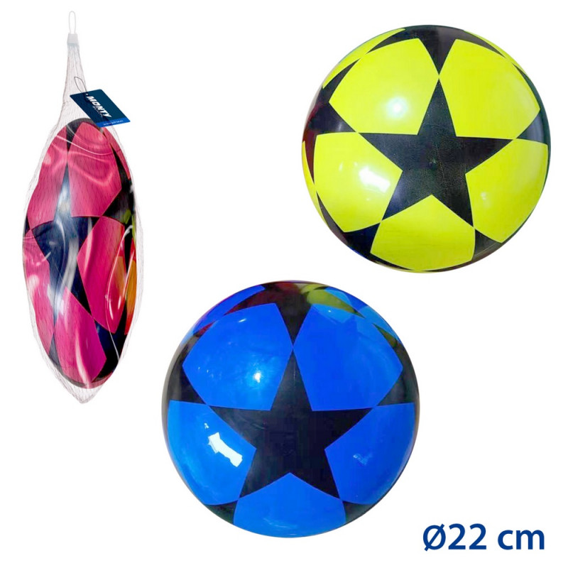 Balle en PVC avec design d'étoile