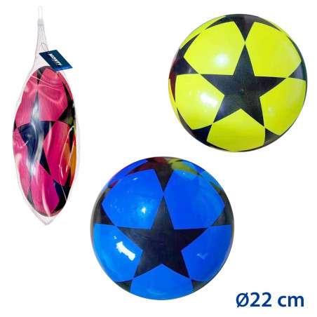 Balle en PVC avec design d'étoile