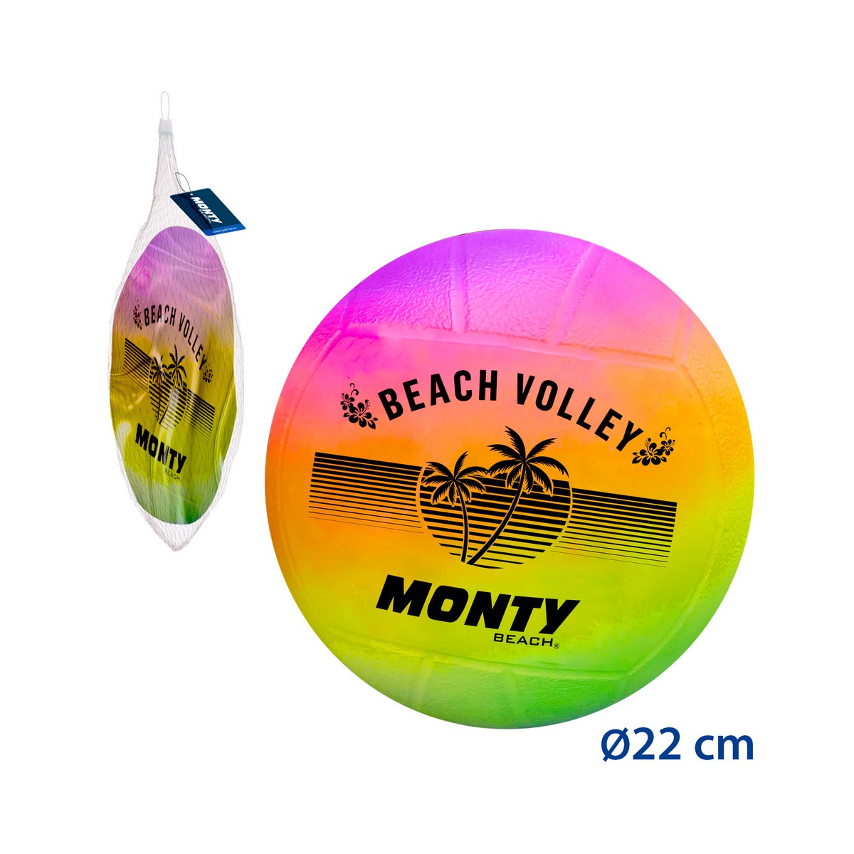 Ballon de volley design arc-en-ciel pour détails enfants