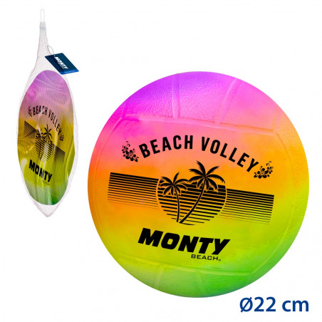 Ballon de volley design arc-en-ciel pour détails enfants