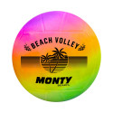 Ballon de volley design arc-en-ciel pour détails enfants
