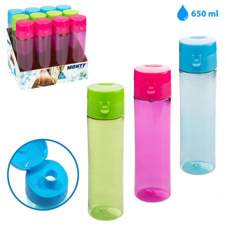 Bouteille colorée 650 ml pour les détails