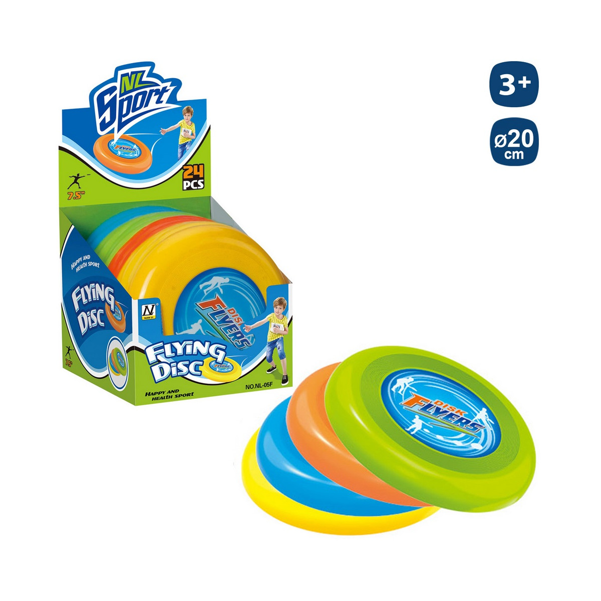 Disque volant de 20 cm pour les détails enfants