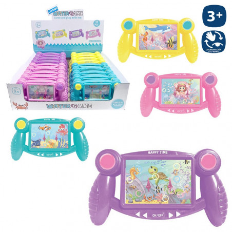 Jeu de compétences pour enfants avec de l'eau et des animaux marins, design ergonomique