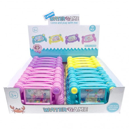 Jeu de compétences pour enfants avec de l'eau et des animaux marins, design ergonomique