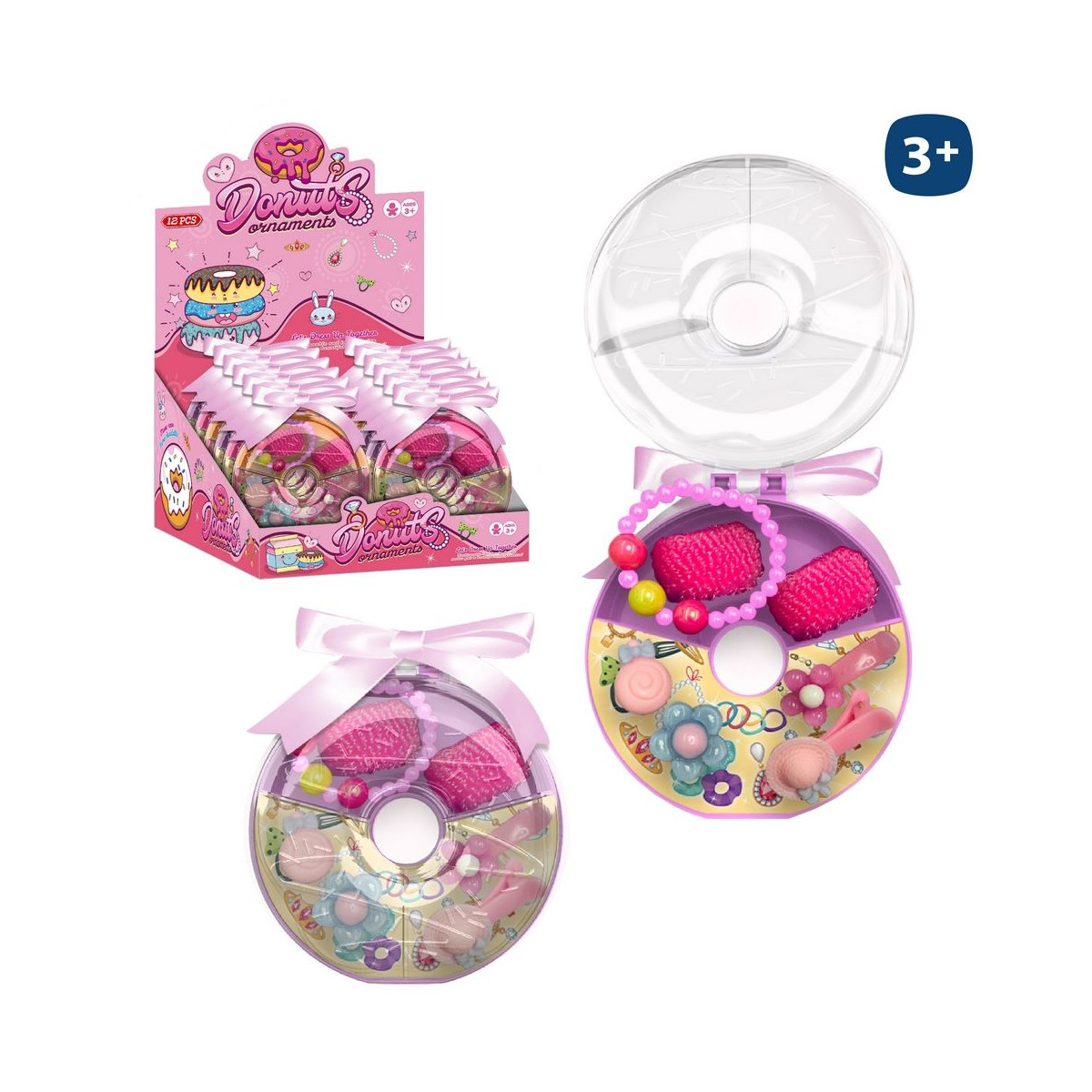 Perles et accessoires pour bracelets de filles dans une boîte individuelle
