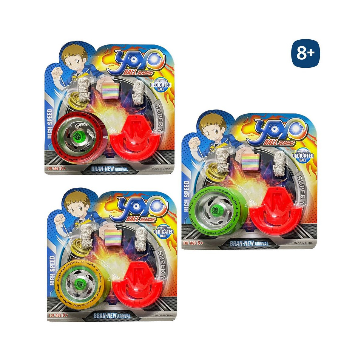 Yo-yo en métal avec accessoires