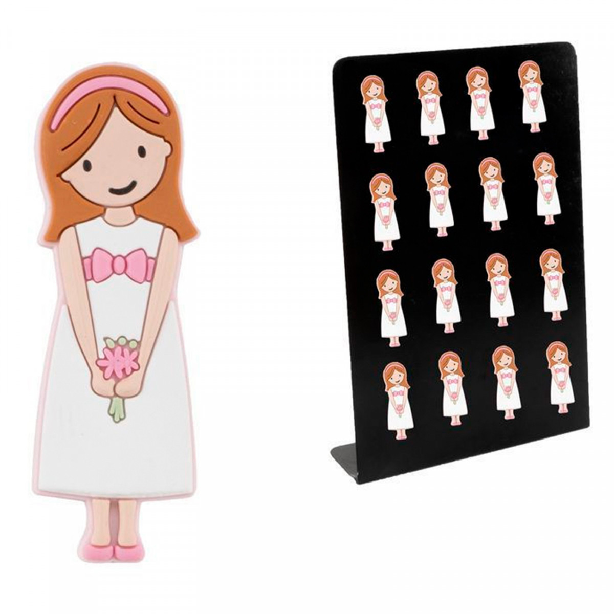 Aimant communion fille pour souvenirs