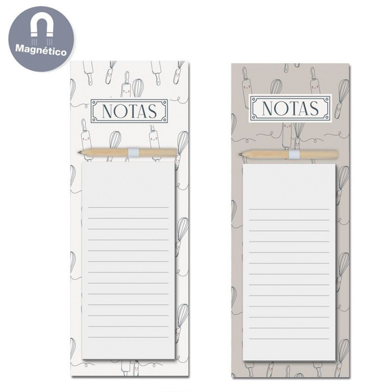 Bloc-notes magnétique pour la cuisine pour les détails