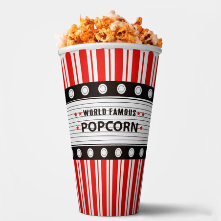 Cubo à popcorn capacité 1 litre pour les détails
