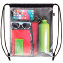 Sac à dos avec compartiment transparent pour les détails