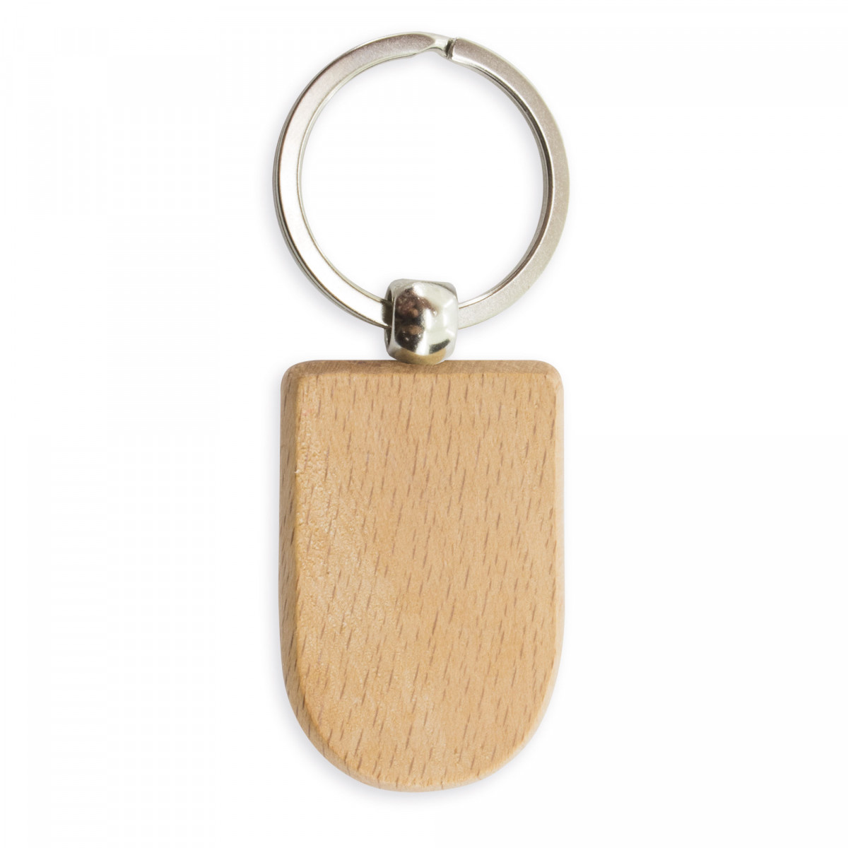 Porte-clés en bois en forme de bouclier à offrir
