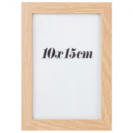 Cadre photo en bois 10 x 15 cm pour les détails