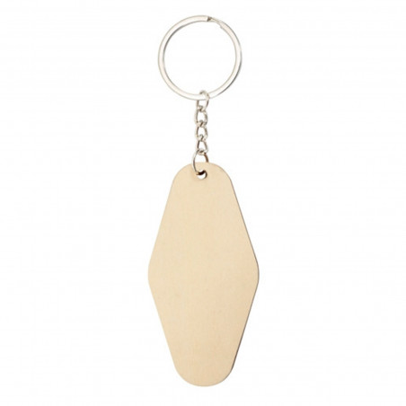 Porte-clés en bois en forme de paddle surf pour plus de détails