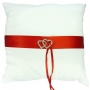 Coussins rouges pour mariages