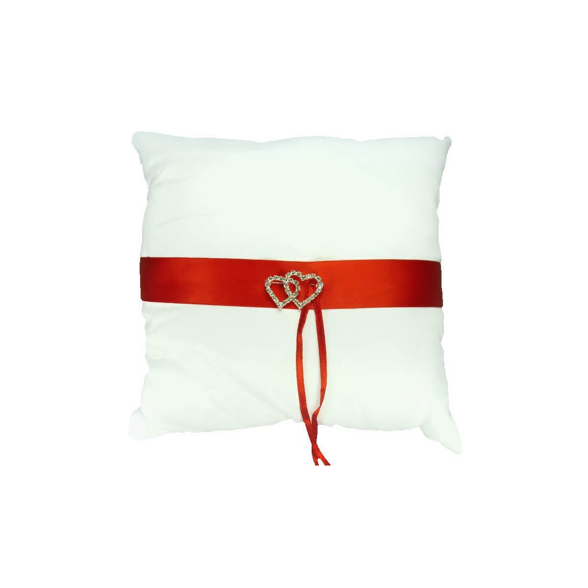 Coussins rouges pour mariages