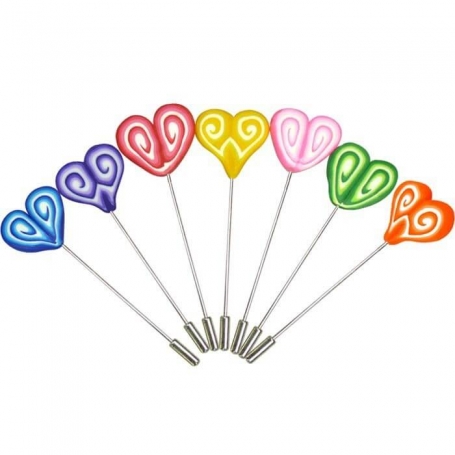 Epingle pins en forme de coeur