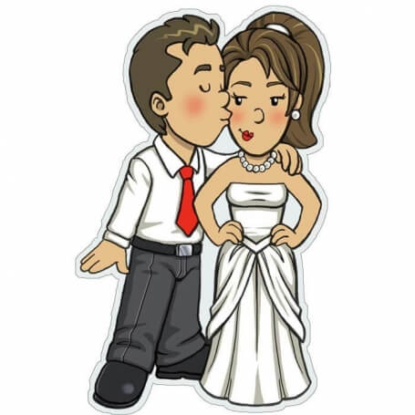 Autocollants de mariage