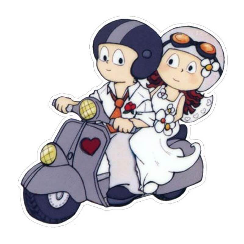 Autocollants de mariage