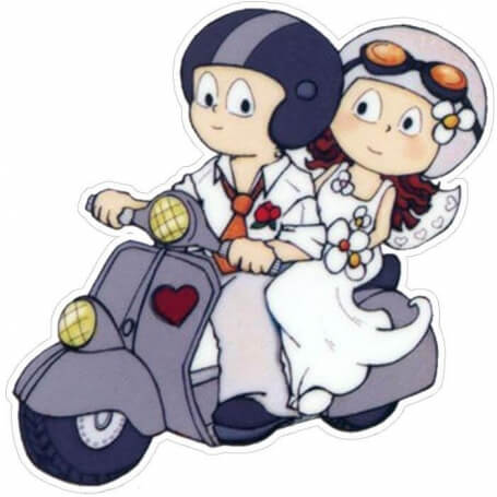 Autocollants de mariage