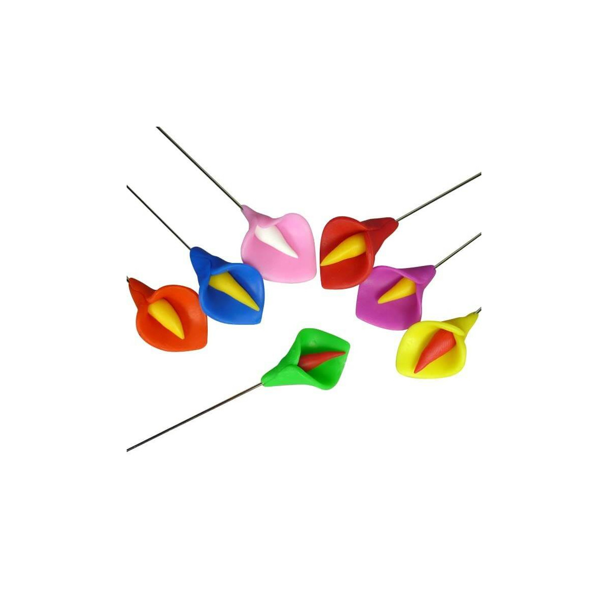Épingles en fimo pour invitées de mariage