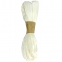 Ruban de raphia blanc