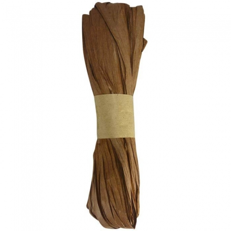 Ruban de rafia pour emballage marron
