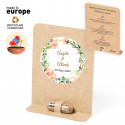 Capsule de graines personnalisée pour cadeaux de mariage