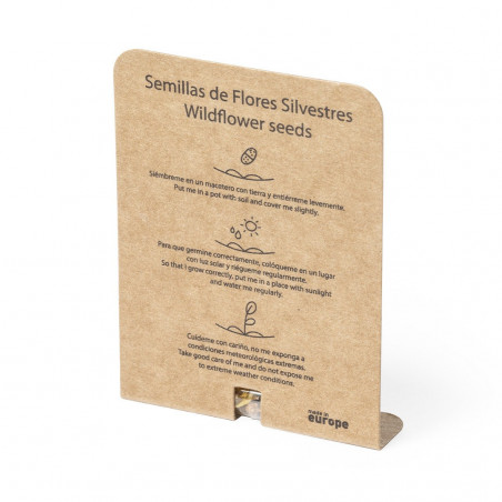 Capsule de graines personnalisée pour cadeaux de mariage