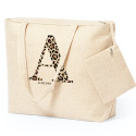 Sac personnalisé avec lettre léopard et nom