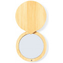 Miroir en bambou personnalisé avec couvercle magnétique pour plus de détails