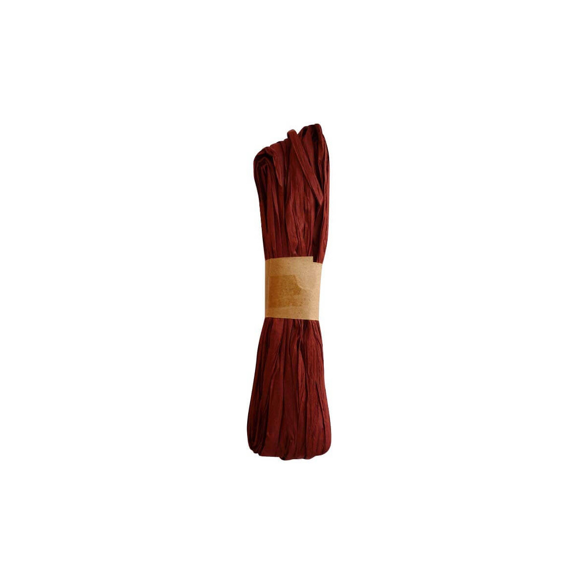 Rafia couleur bordeaux