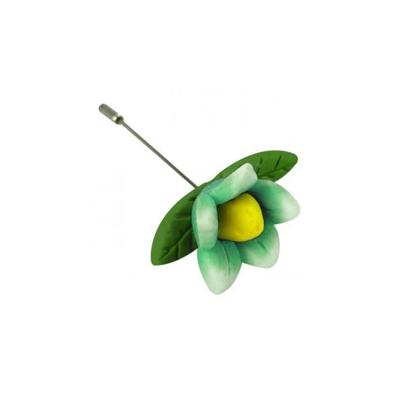 Épingle fleur en Fimo
