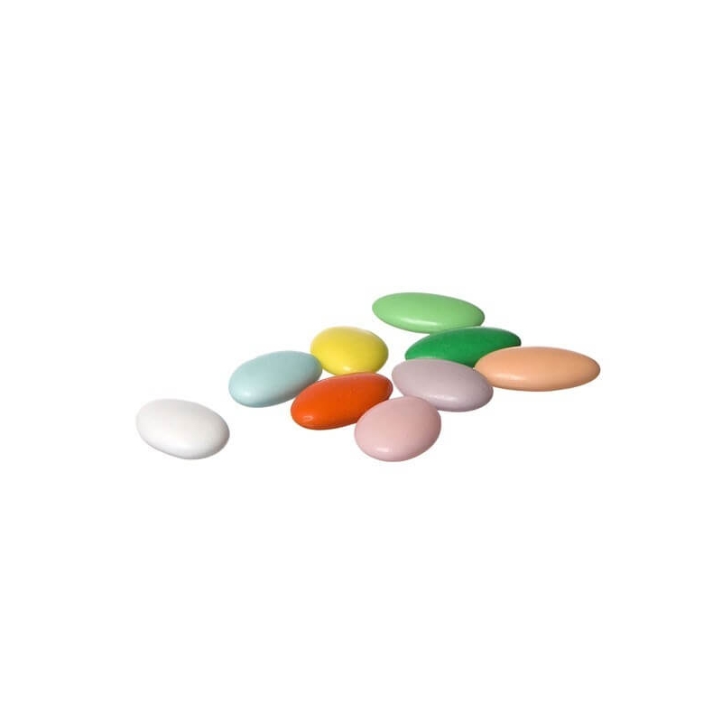 Dragées de différentes couleurs, un classique pour les événements