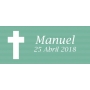Autocollant de couleur verte