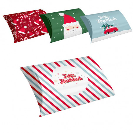 Coffrets de Noël 4 modèles différents 11,5x16cm