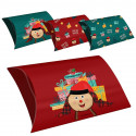 Coffres de Noël 4 modèles Tió Nadal 20.5x32.5cm