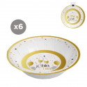 Bols jetables fête 6 unités 17,5 cm chin chin