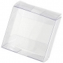 Boîte en acétate transparent