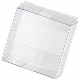 Boîte cubique transparente en PVC pas de cher