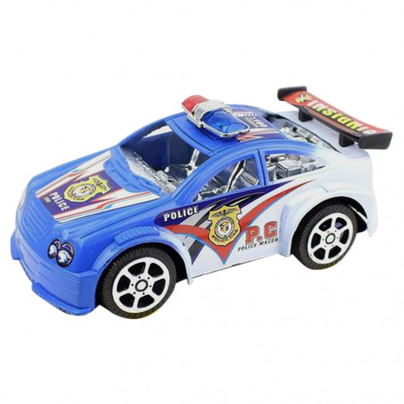 Voiture de police jouet mouvement par friction