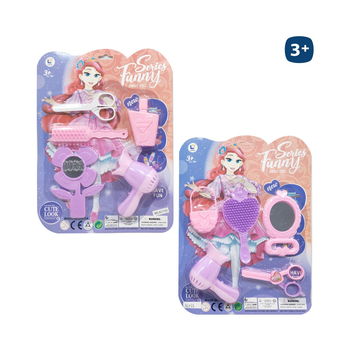 Sèche-cheveux jouet et coffret beauté en cadeau