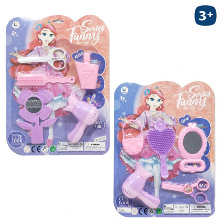 Sèche-cheveux jouet et coffret beauté en cadeau