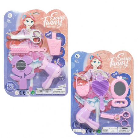 Sèche-cheveux jouet et coffret beauté en cadeau